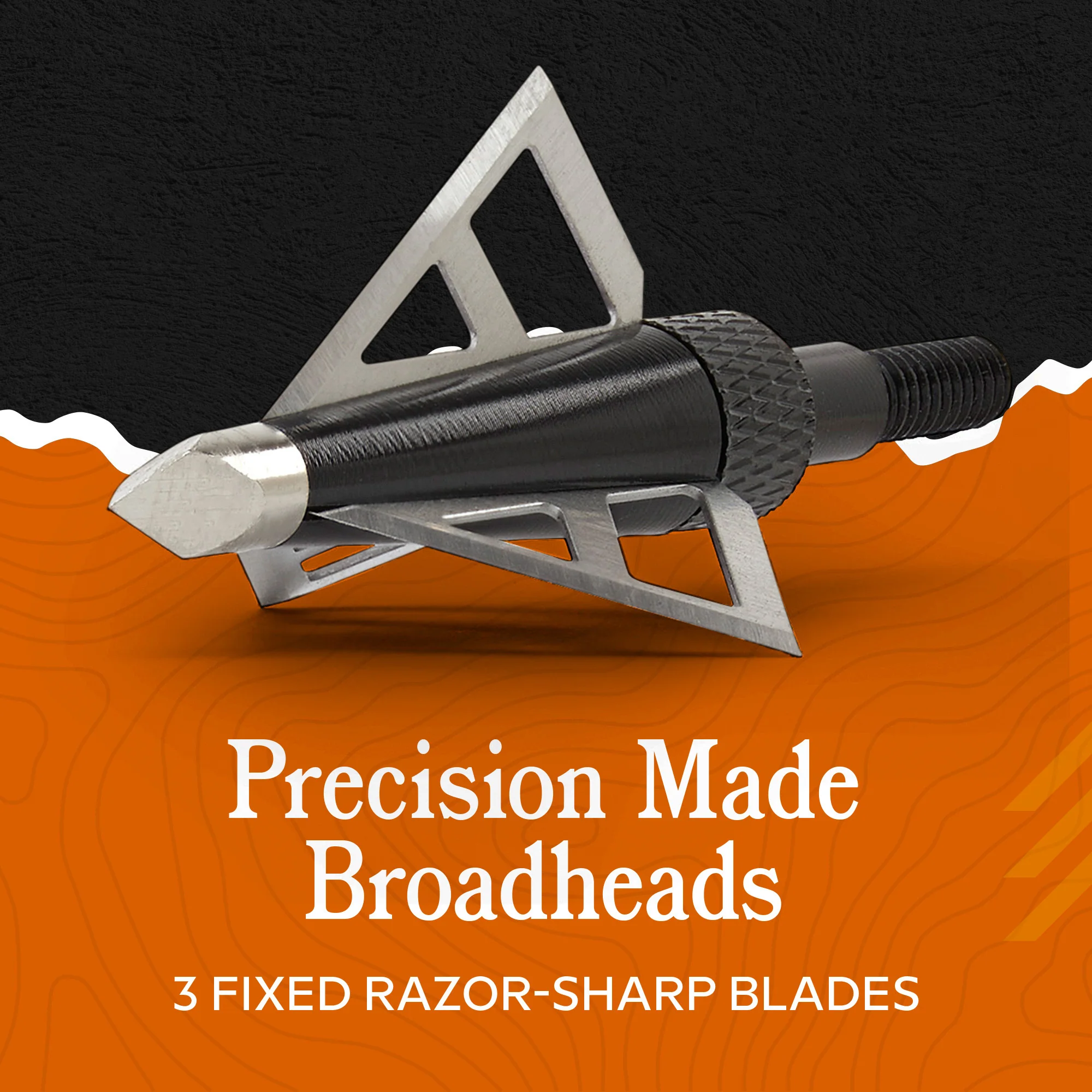 BELOW ZERO Hunting Broadheads/Crossbow & Compound Bow Arrow Heads (6 Pieces) - Image 6
