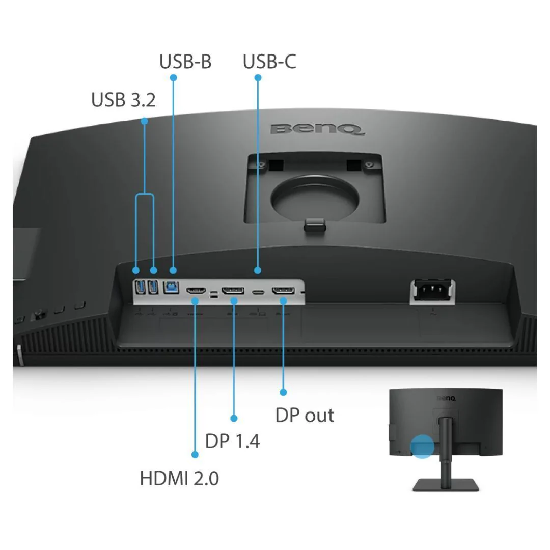 BenQ PD2506Q 25-Inch IPS Panel Designer Monitor with 2560x1440 Resolution, and LED Backlight (Black) - Image 7