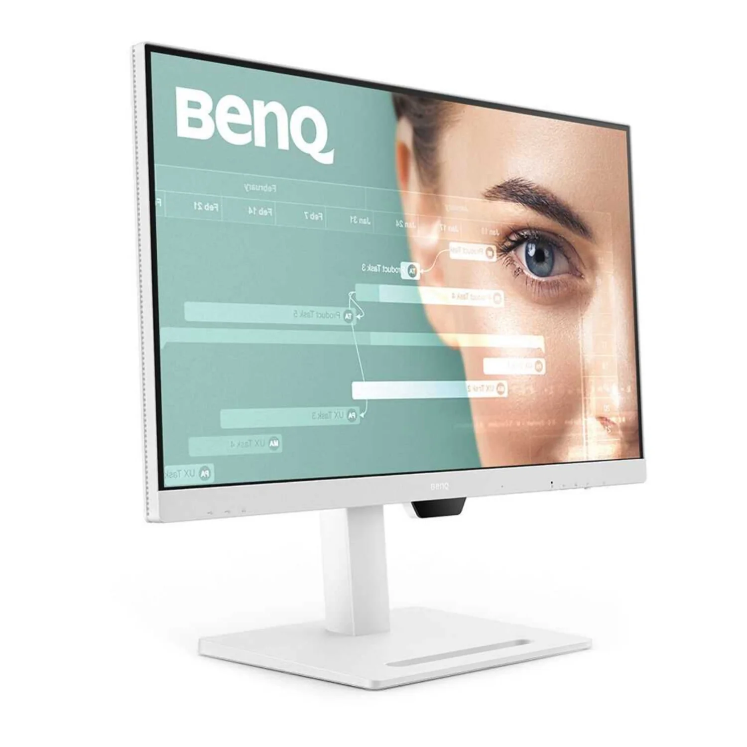 BenQ GW2790QT 27-Inch 2K QHD Monitor 75Hz (White) with Screen Cleaner HDMI Cable and USB-C Hub - Image 7