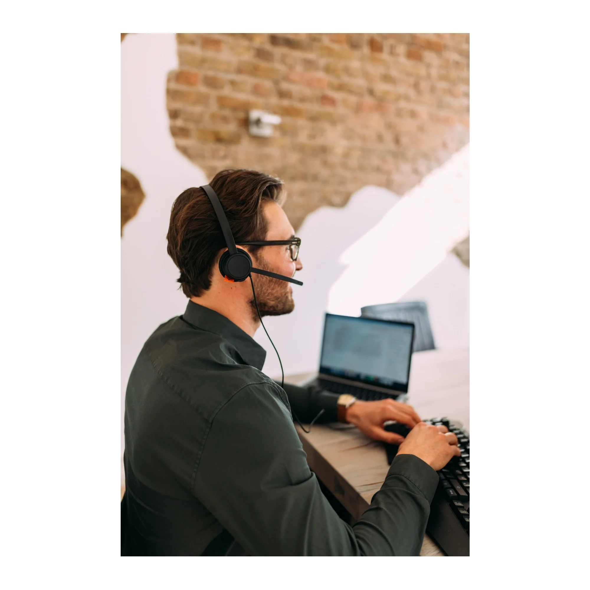 Beyerdynamic HSP 321 Single-Ear Headset with Flexible Head Band and Microphone Arm - Image 5