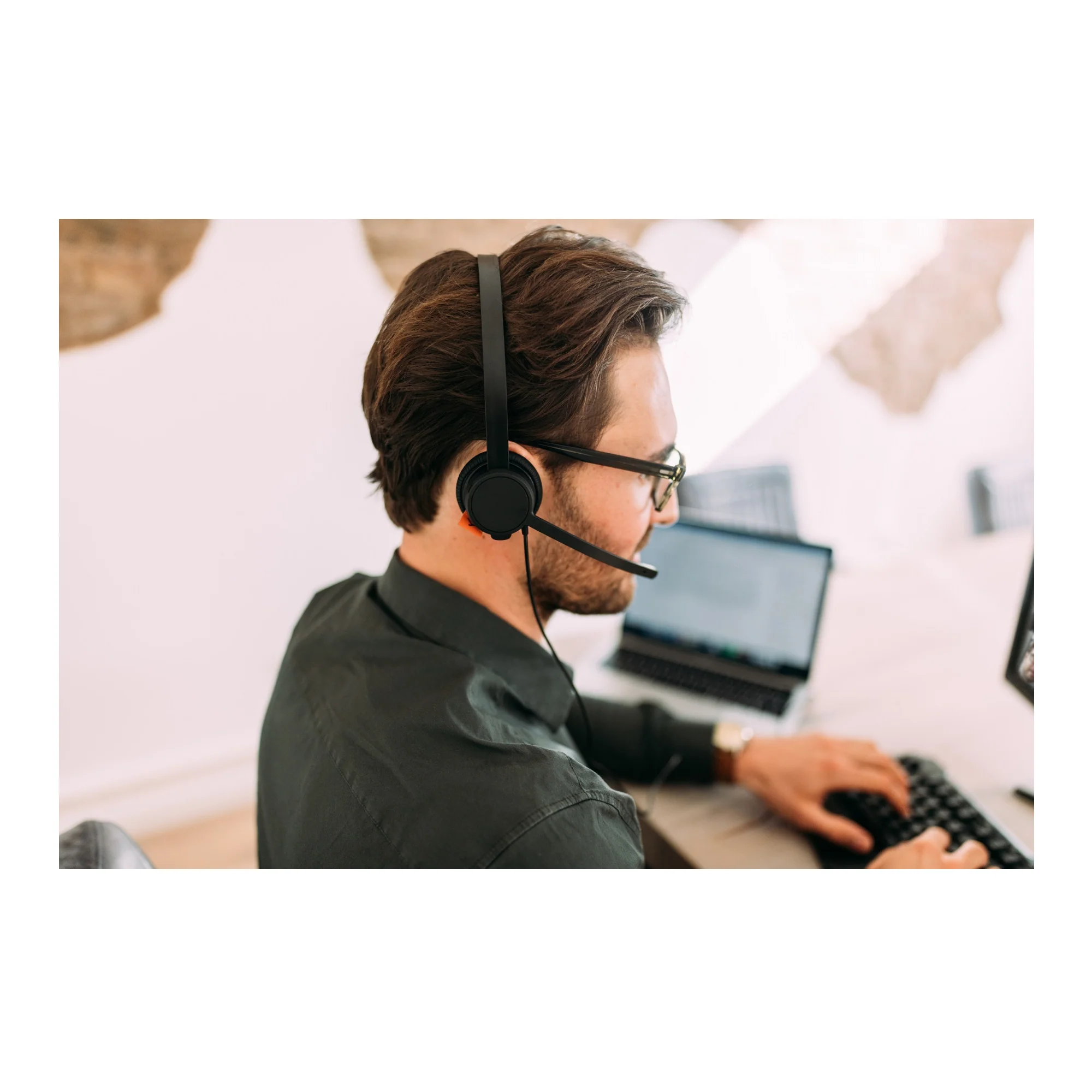 Beyerdynamic HSP 321 Single-Ear Headset with Flexible Head Band and Microphone Arm - Image 6