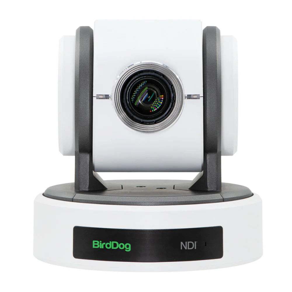 BirdDog Eyes P100 1080P Full NDI PTZ Camera with SDI Interface (White)