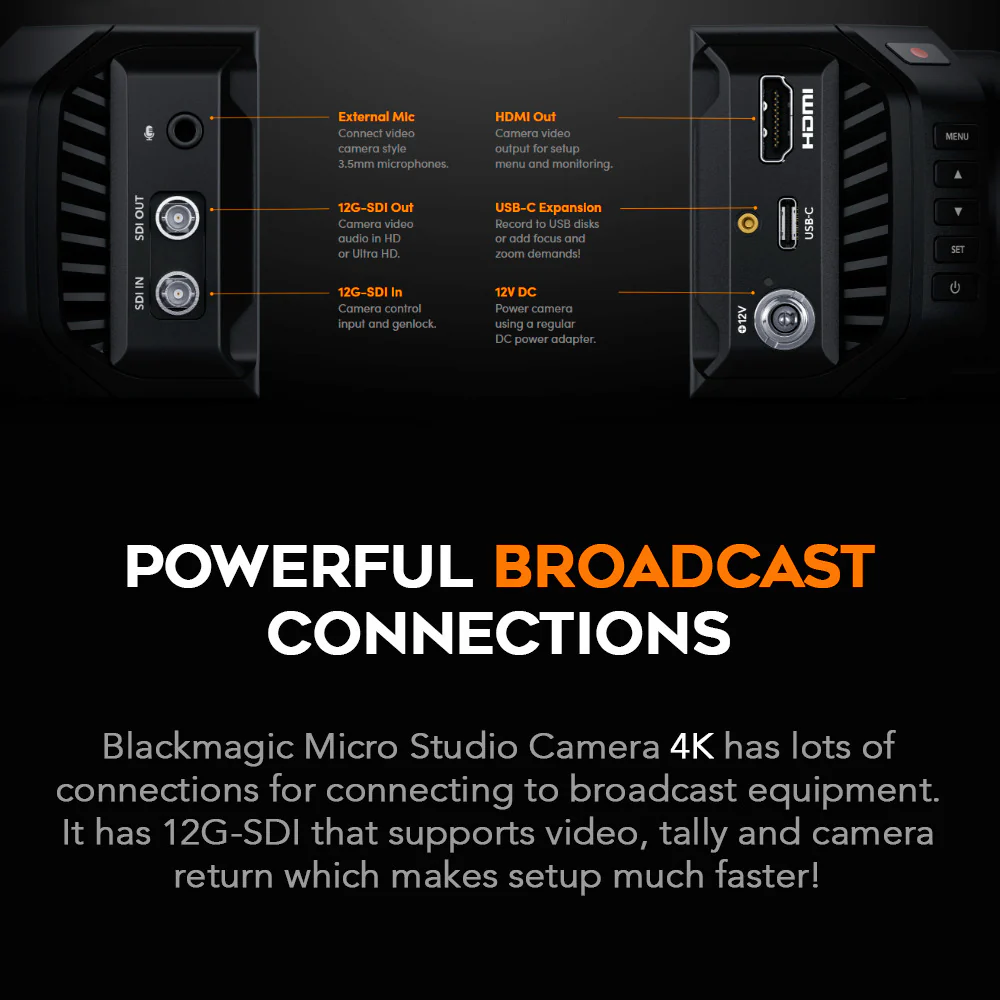 Blackmagic Design Micro Studio Camera 4K G2 - Image 5