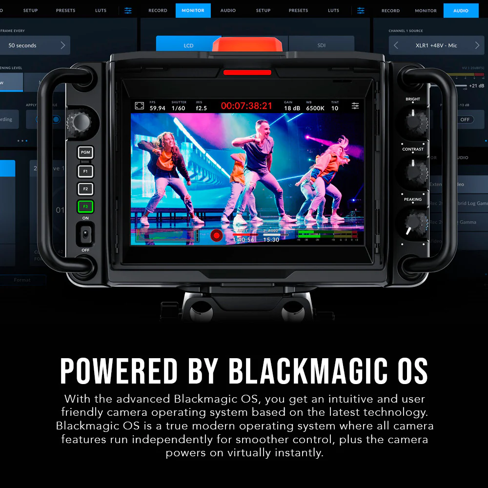 Blackmagic Design Studio Camera 4K Plus G2 with HDMI Cable and SDI Video Cable (BNC to BNC) Bundle - Image 3