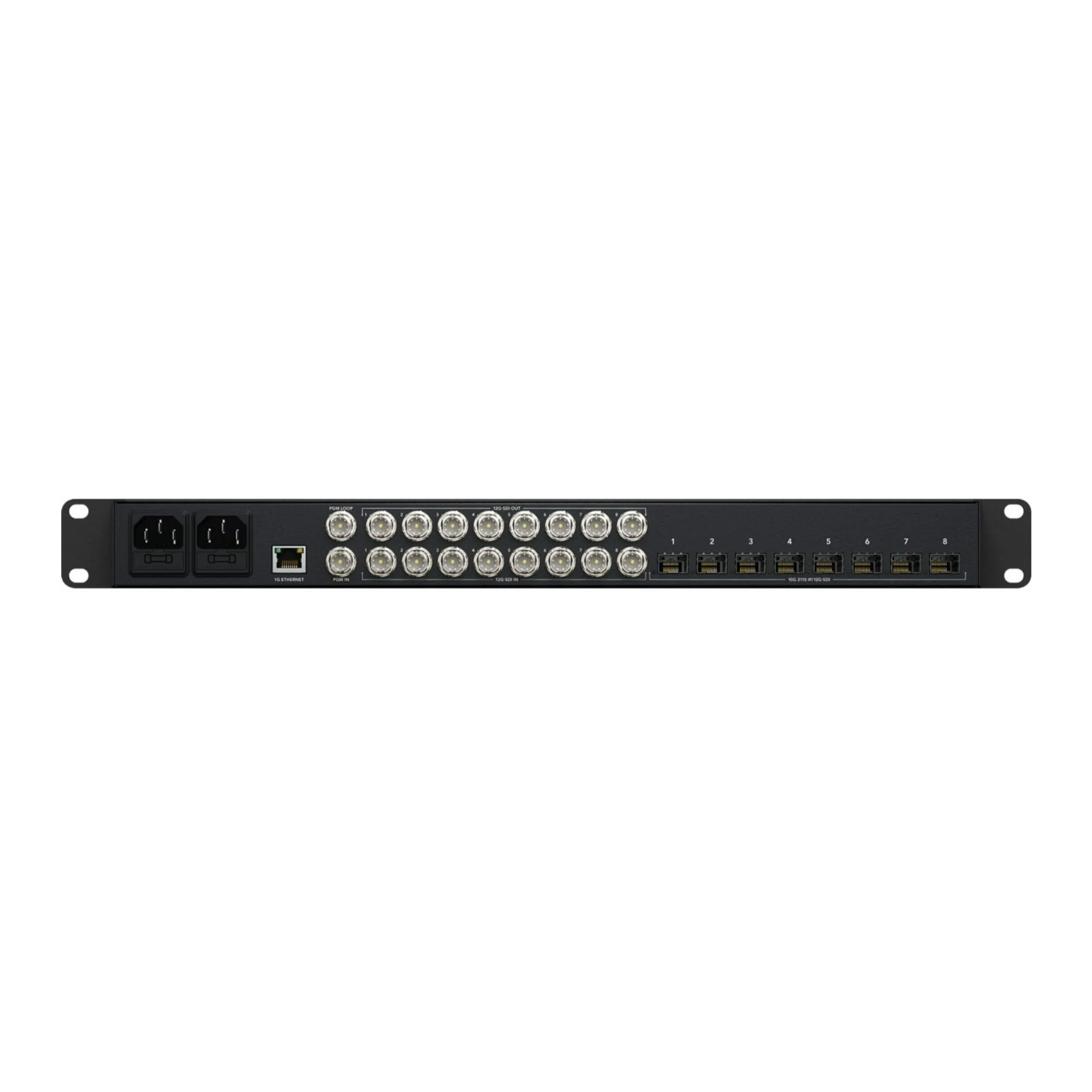 Blackmagic Design 2110 IP SDI to HDMI 12G-10 Converter with 10 Independent XLR Audio Outputs (Black) - Image 2