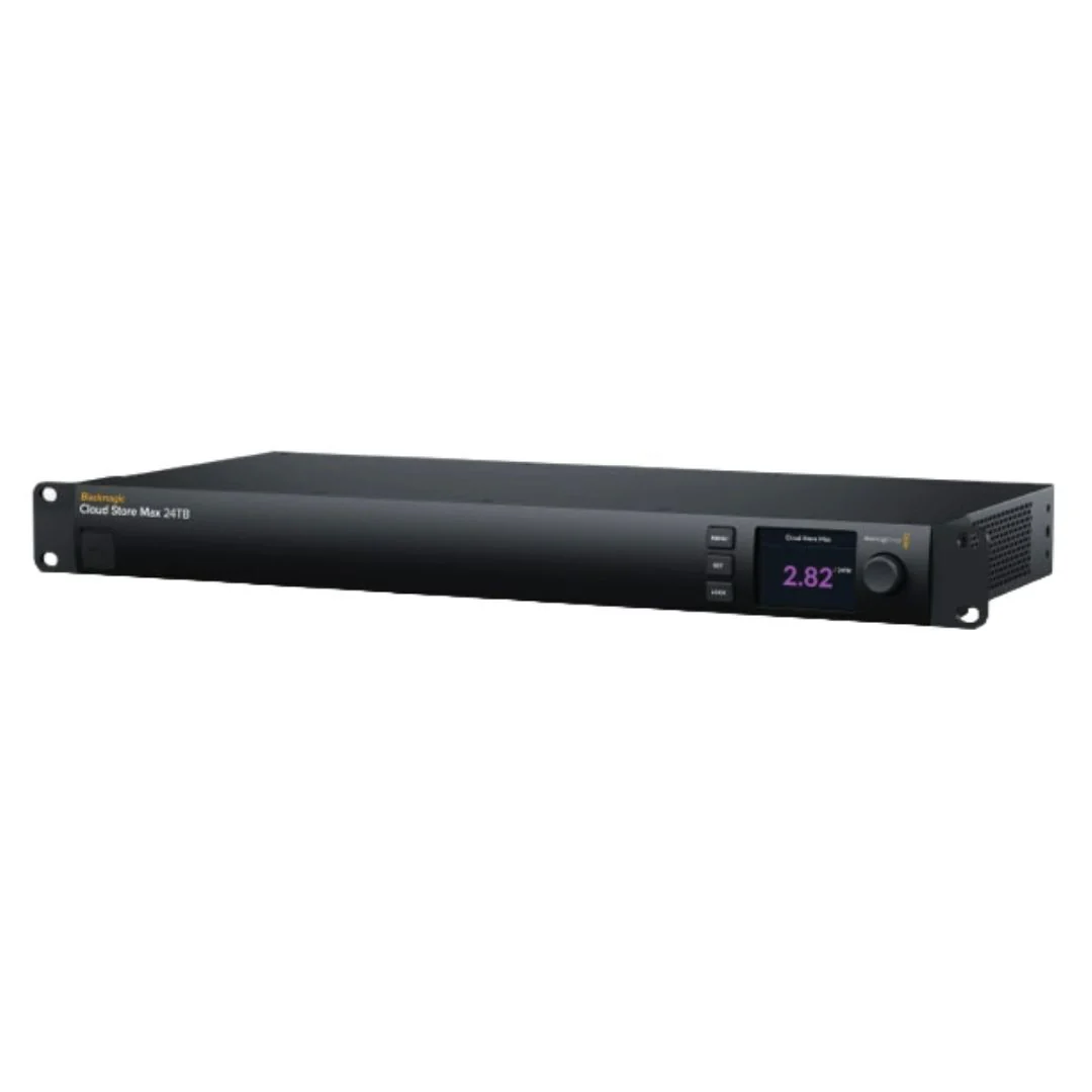 Blackmagic Design Cloud Store Max Flash Storage with 12 Card RAID 0 Flash Memory Core (24TB)