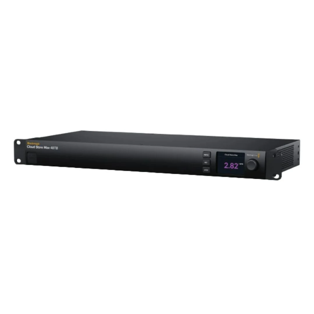 Blackmagic Design Cloud Store Max Flash Storage with 12 Card RAID 0 Flash Memory Core (48TB)