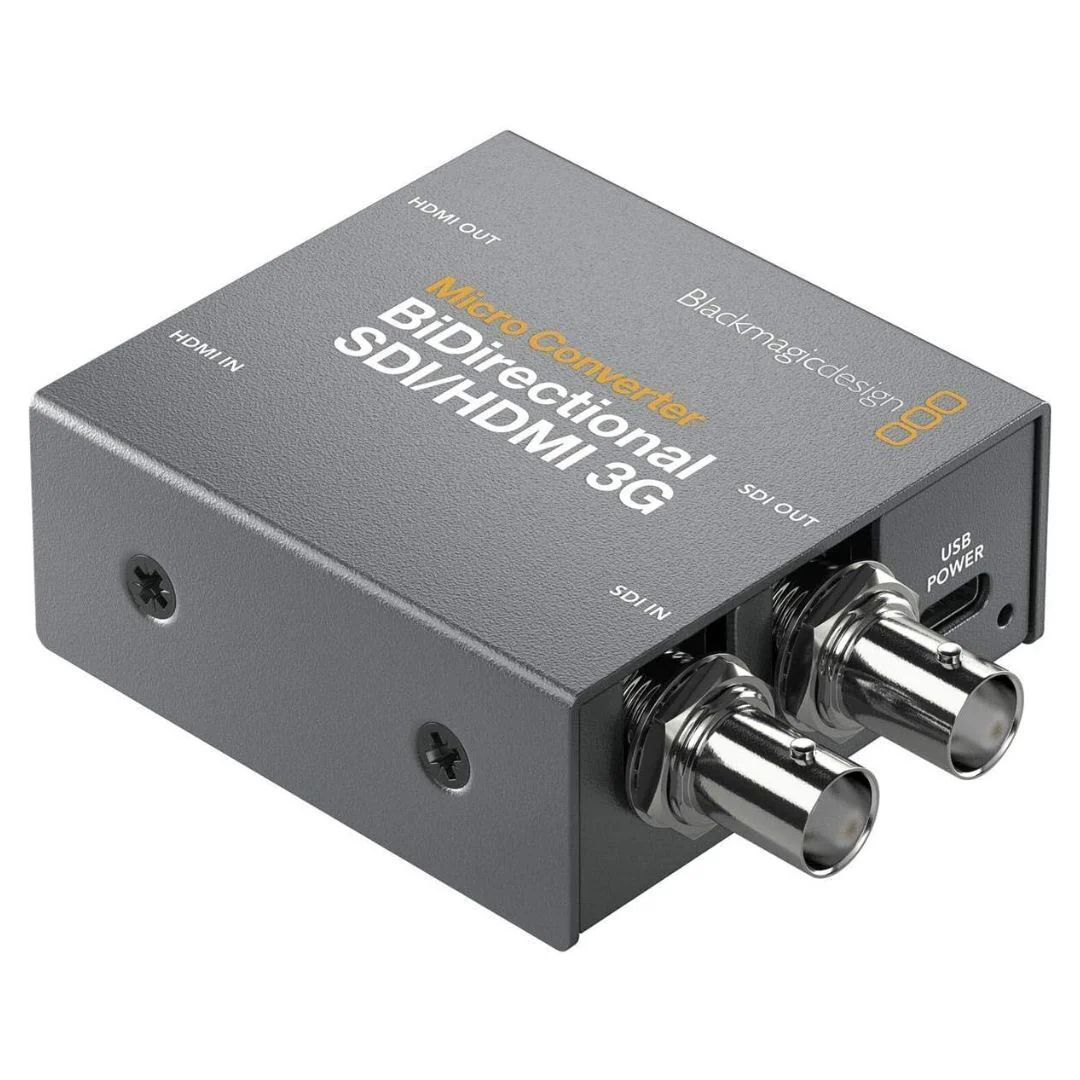 Blackmagic Design Bi-Direct SDI-HDMI 3G PSU Micro Converter (CONVBDC, SDI, HDMI03G, and PS) (Black)