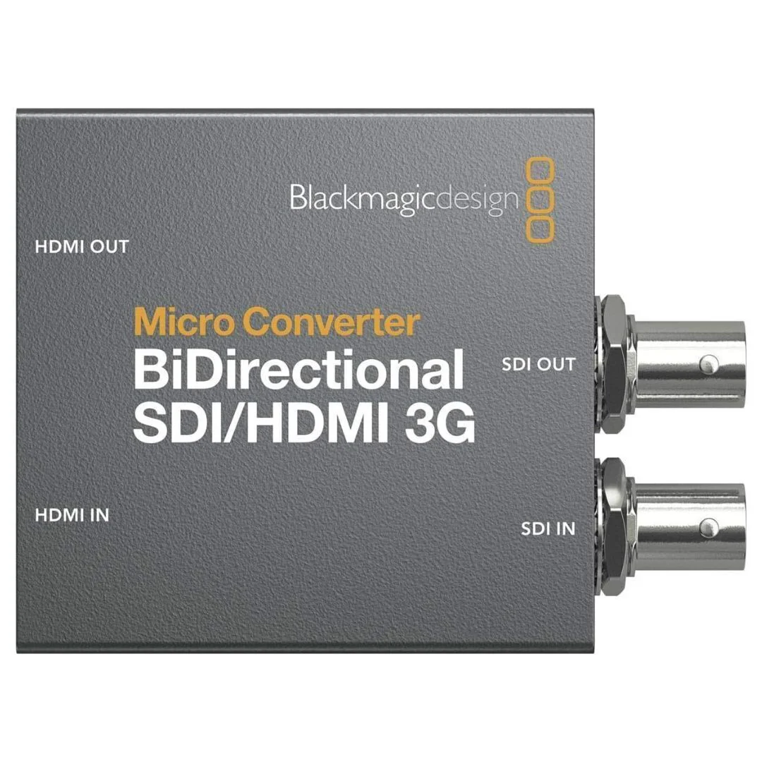 Blackmagic Design Bi-Direct SDI-HDMI 3G PSU Micro Converter (CONVBDC, SDI, HDMI03G, and PS) (Black) - Image 3