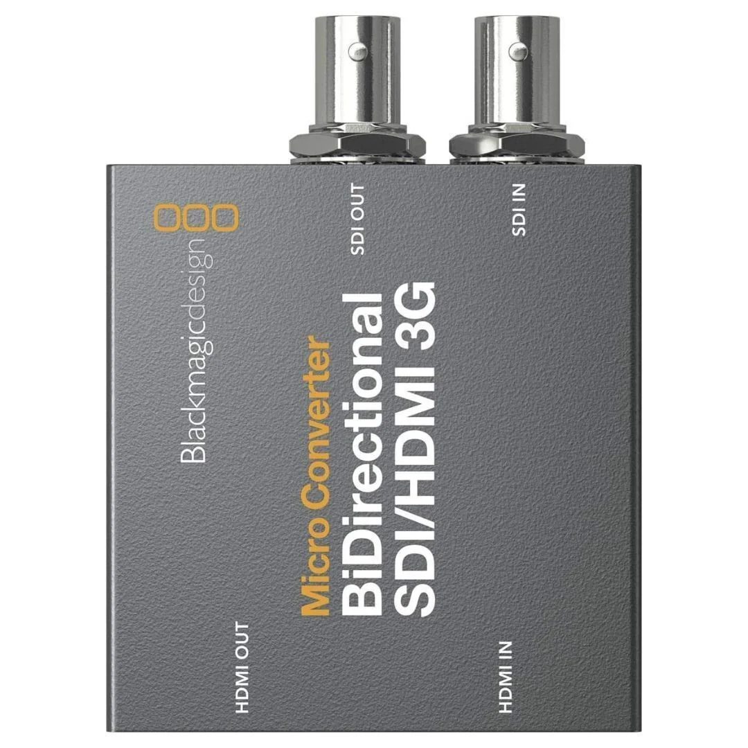 Blackmagic Design Bi-Direct SDI-HDMI 3G PSU Micro Converter (CONVBDC, SDI, HDMI03G, and PS) (Black) - Image 4
