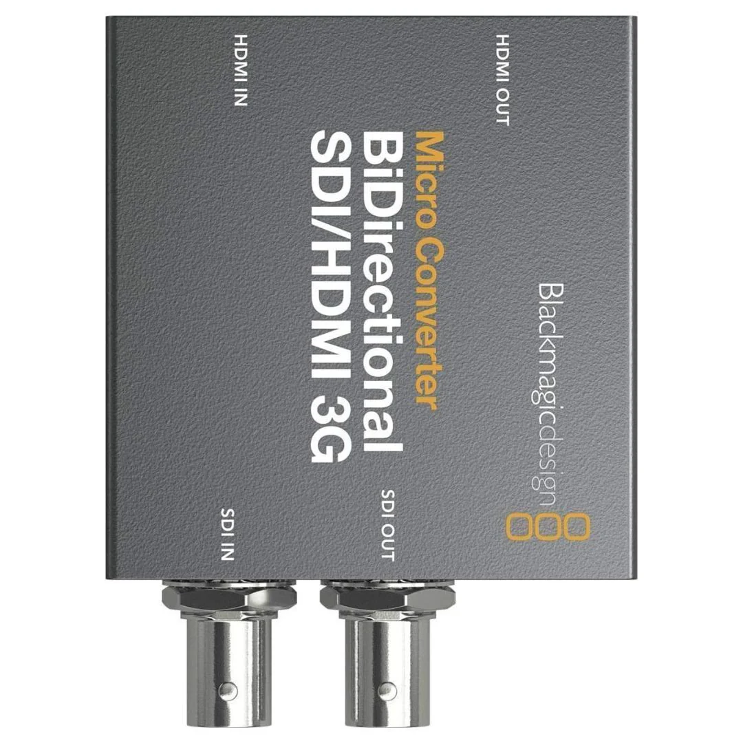 Blackmagic Design Bi-Direct SDI-HDMI 3G PSU Micro Converter (CONVBDC, SDI, HDMI03G, and PS) (Black) - Image 5