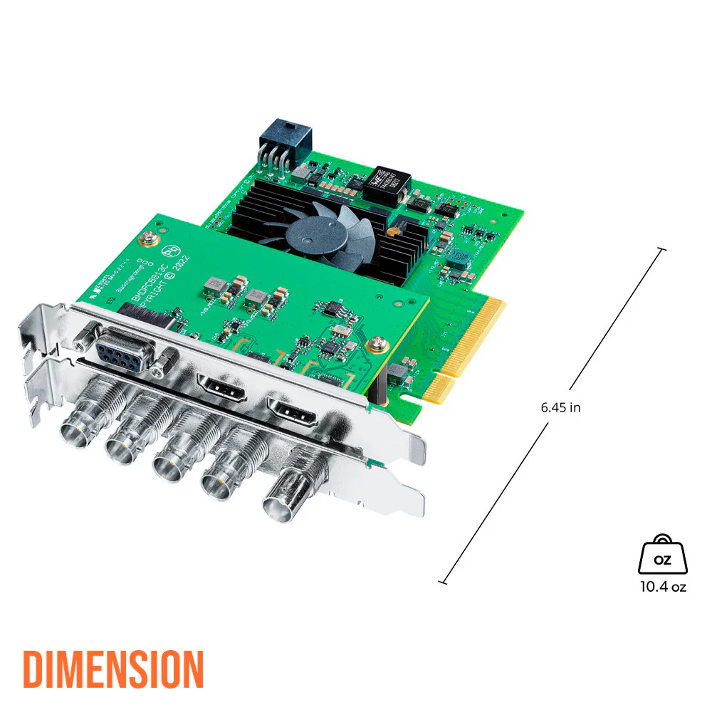 Blackmagic Design DeckLink 8K Pro G2 Capture Card with 6-Feet HDMI Cable (Silver, 2-Pack) Bundle - Image 7