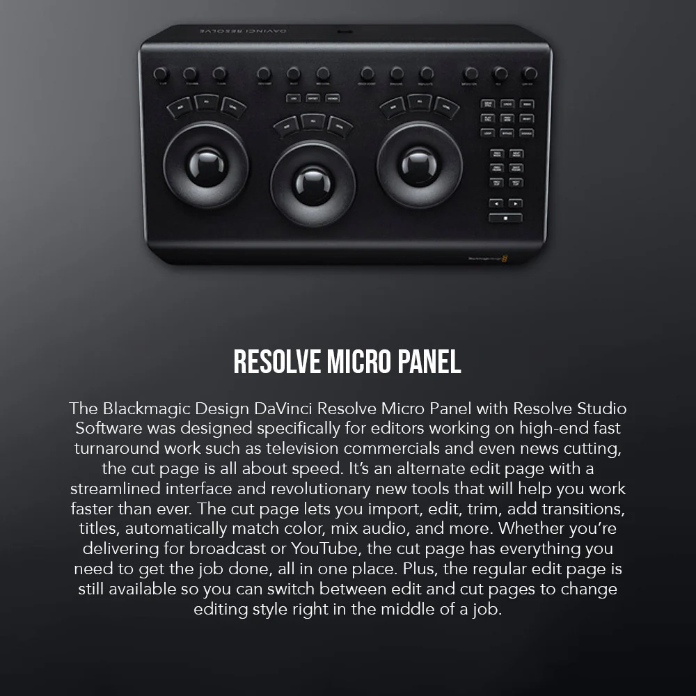Blackmagic Design DaVinci Resolve Editor Keyboard with Blackmagic Design DaVinci Resolve Bundle - Image 3