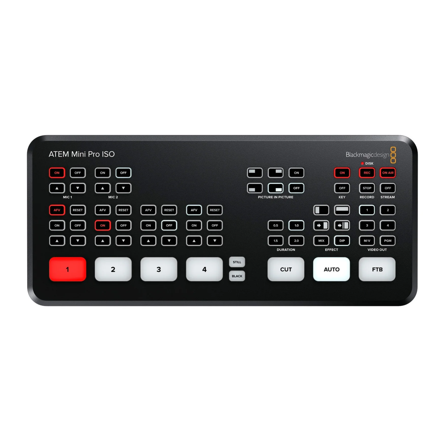 Blackmagic Design ATEM Mini Pro ISO with Cable and Case Bundle - Image 2