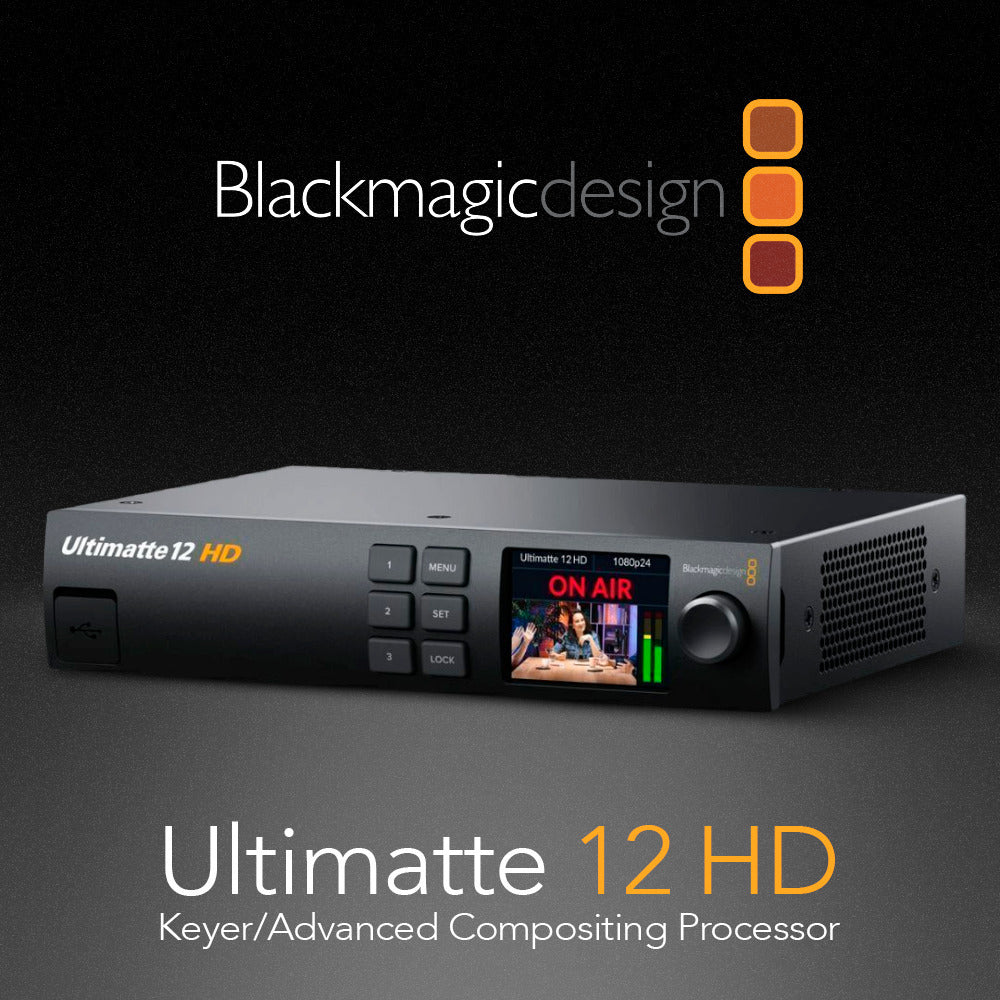 Blackmagic Design Ultimatte 12 HD Compositing Processor with 10ft cable, Power Cord, and Cable ties - Image 2
