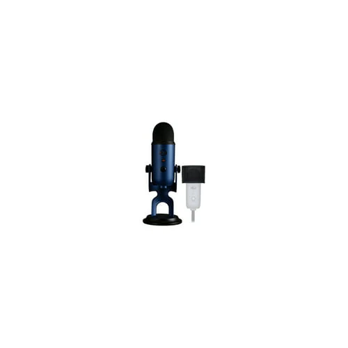 Blue Microphones Yeti USB Microphone (Midnight Blue) with Knox Gear Pop Filter (Large) Bundle - Image 3