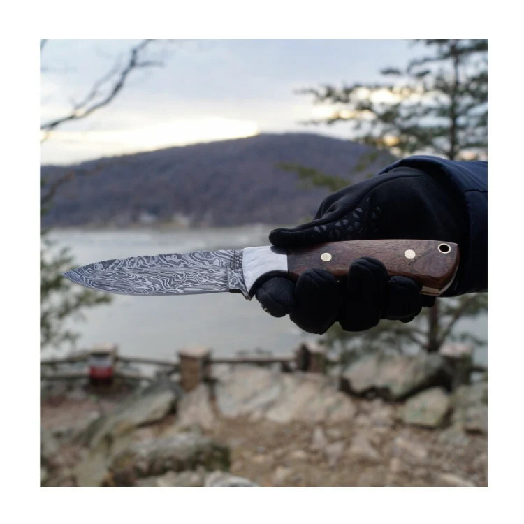 BNB Knives Drop Point Classic Utility Hunter Knife and Paracord Bracelet - Image 5