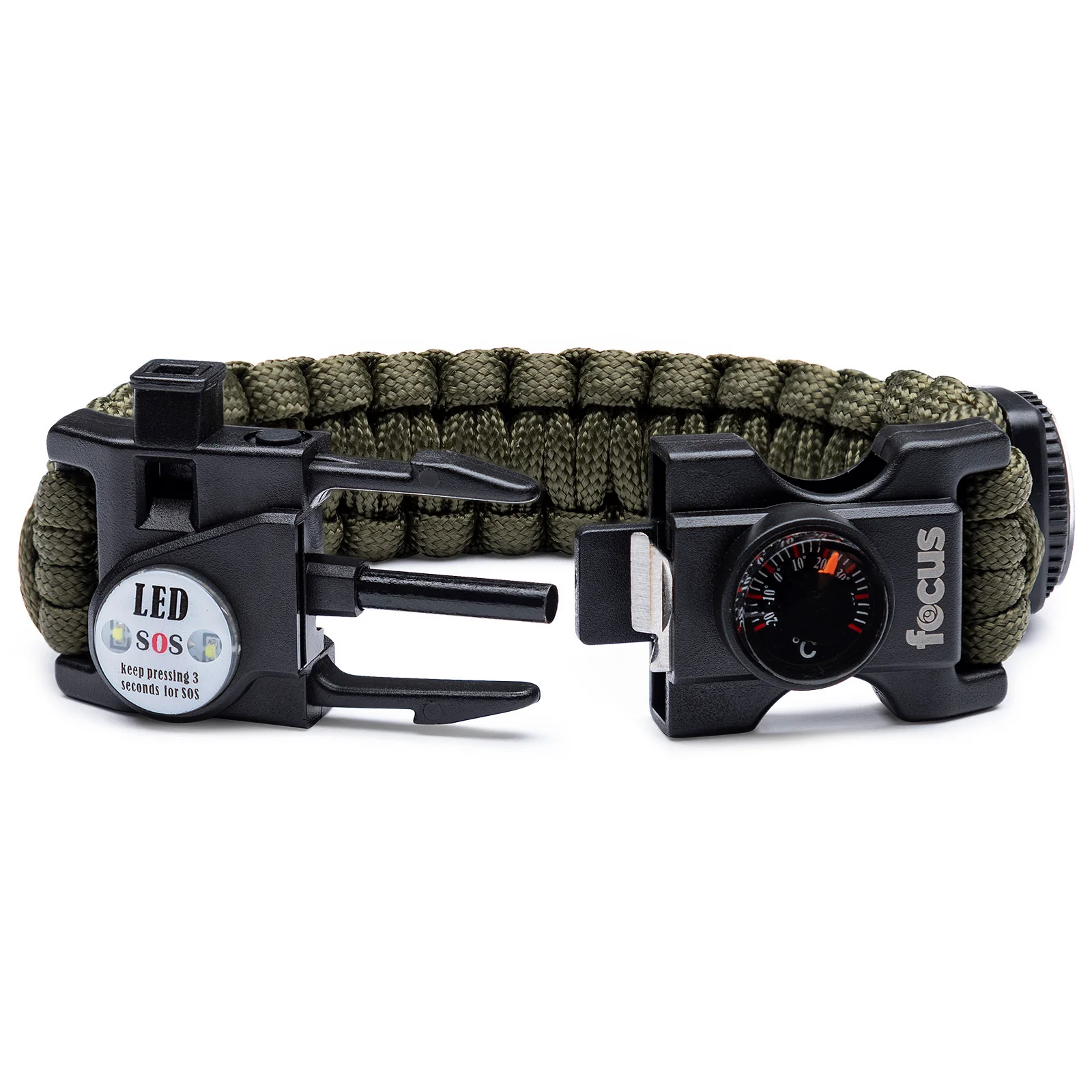 BNB Knives Drop Point Classic Utility Hunter Knife and Paracord Bracelet - Image 6