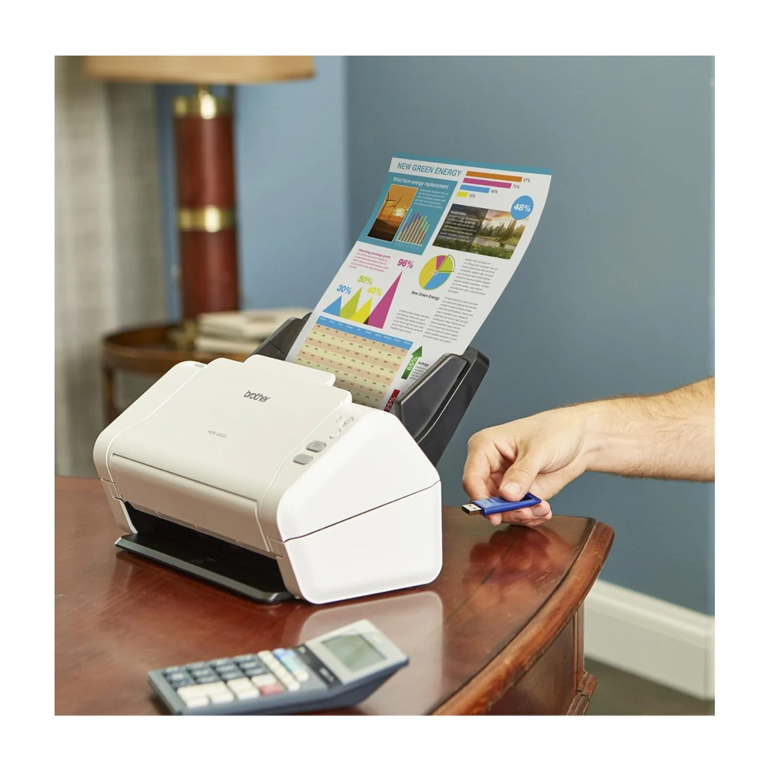 Brother ADS-2200 High-Speed Color Duplex Desktop Document Scanner - Image 5