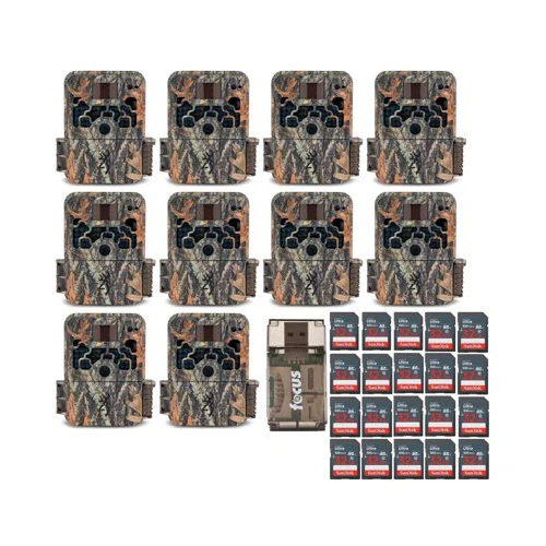Browning Trail Cameras Strike Force Extreme (10-Pack) 16GB Card (20-Pack) Bundle