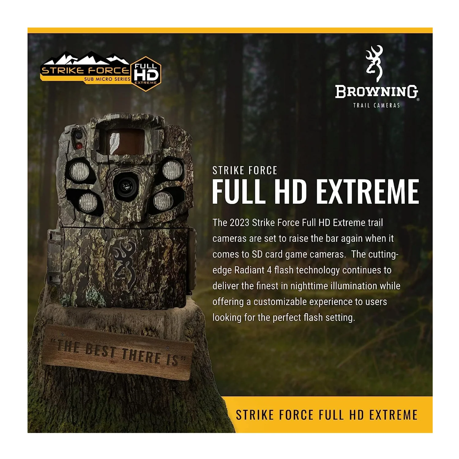 Browning Strike Force Full HD Extreme Trail Camera with 32 GB SD Card and Card Reader (4-Pack) - Image 8