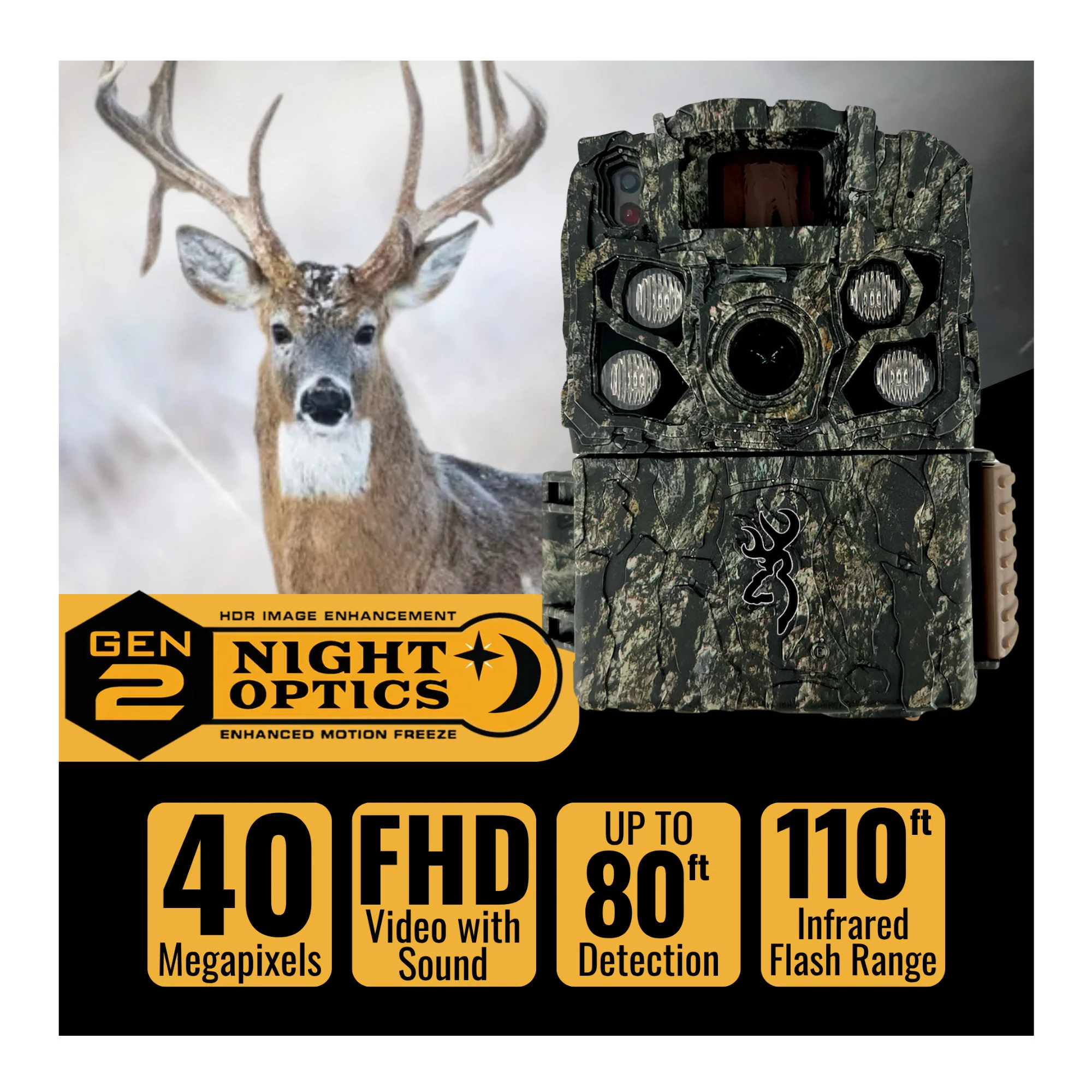 Browning Trail Cameras - Strike Force FHDR 40MP (6-Pack) with Accessories Bundle - Image 2