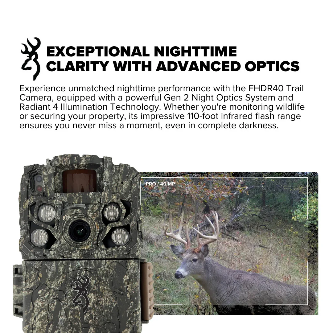 Browning Strike Force FHDR Trail Camera - 40MP Hunting Camera (10-Pack) Bundle - Image 3