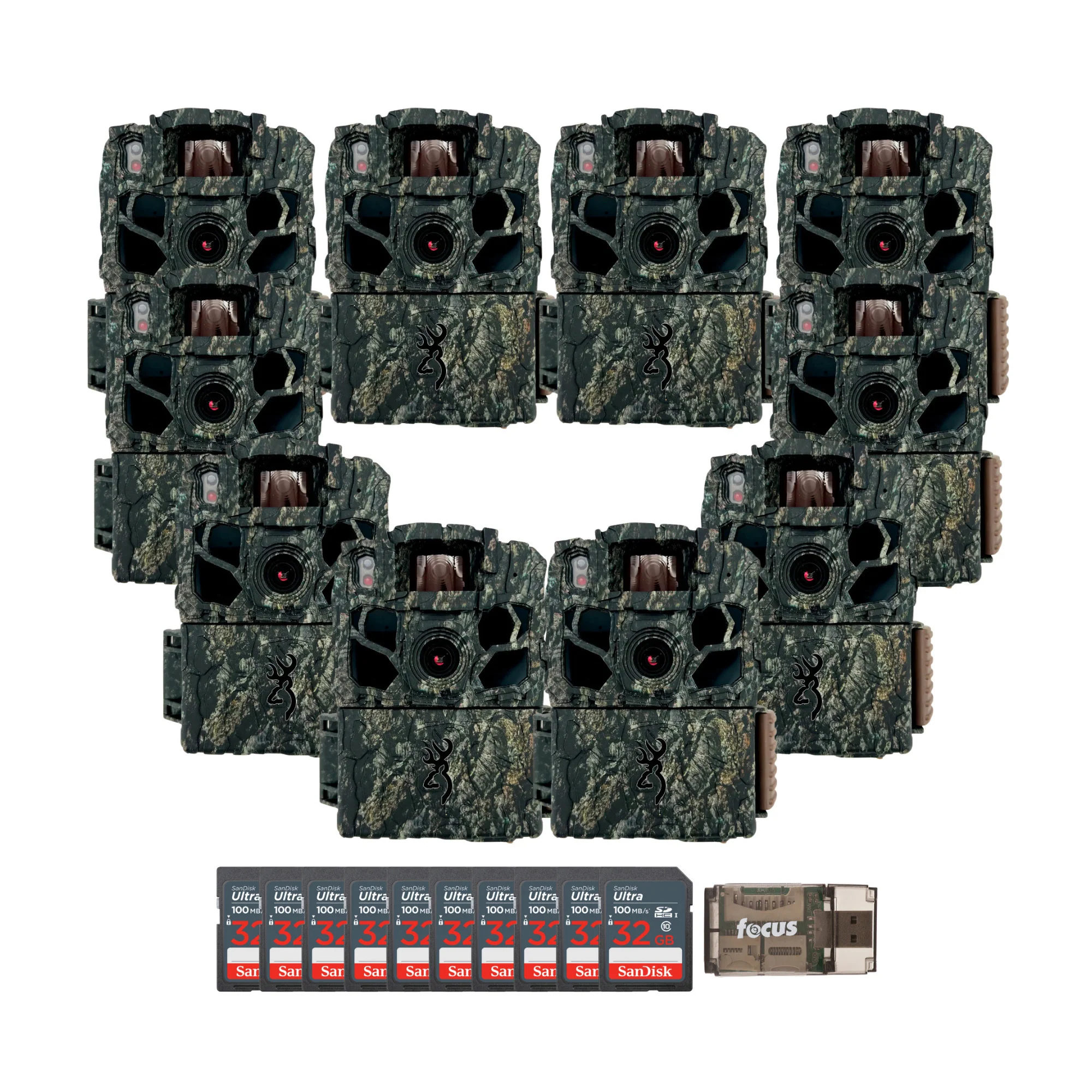 Browning Trail Camera - Dark Ops FHDR 40MP (10-Pack) with Accessories Bundle - Image 3