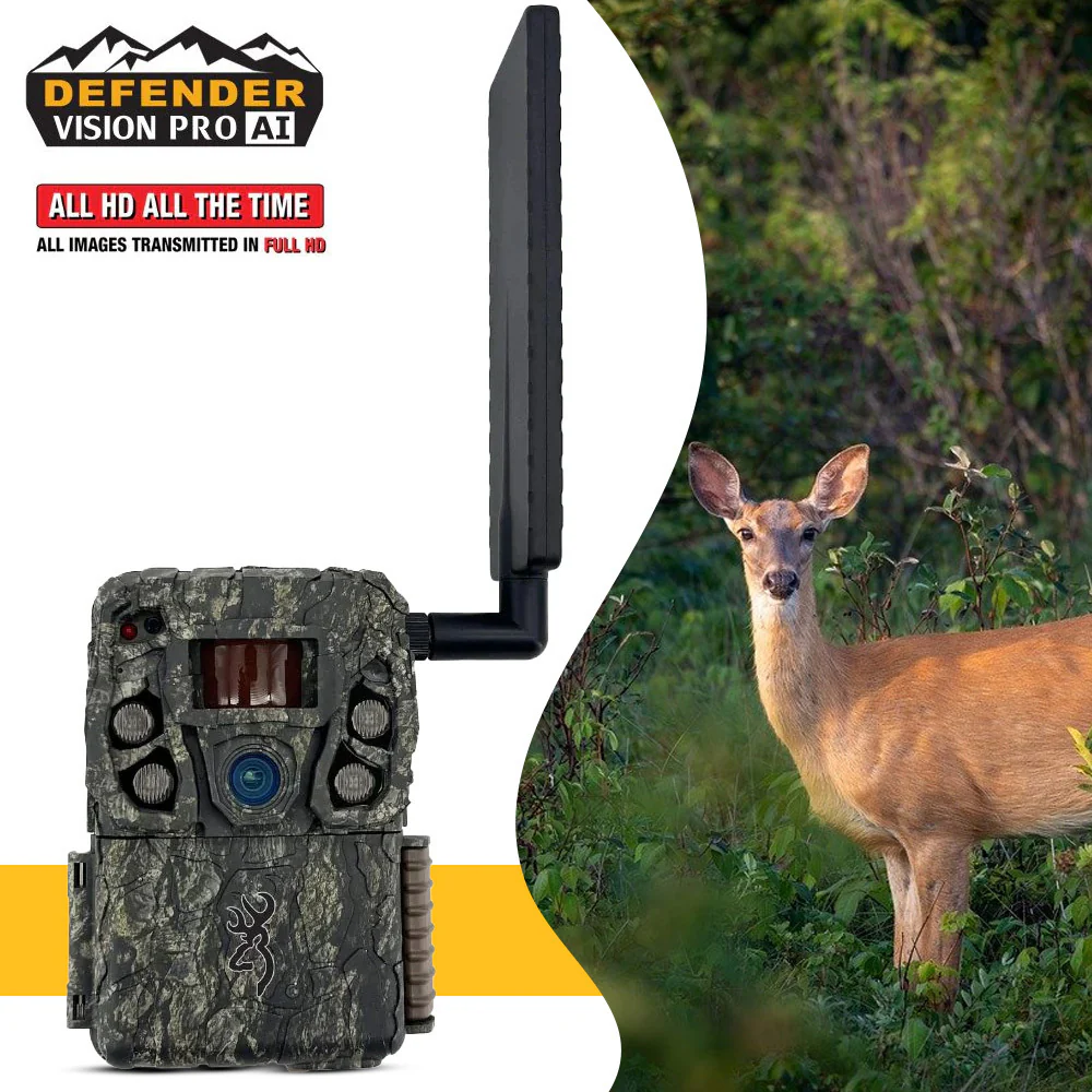 Browning Trail Camera - Defender Wireless Vision Pro HD AI 46MP Bundle (10 Pack) - Image 5