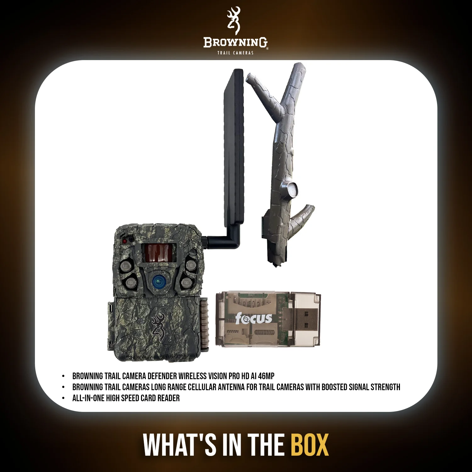 Browning Trail Camera - Defender Wireless Vision Pro HD AI 46MP Bundle - Image 7