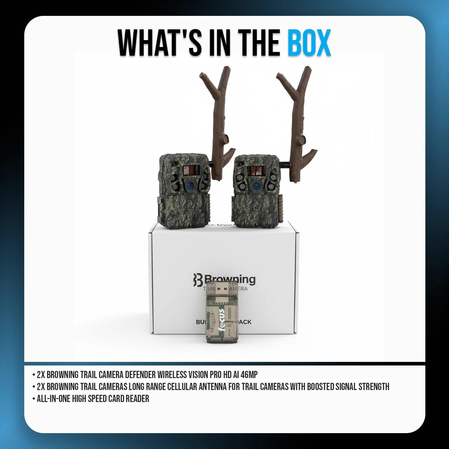 Browning Trail Camera - Defender Wireless Vision Pro HD AI 46MP Bundle - Image 7