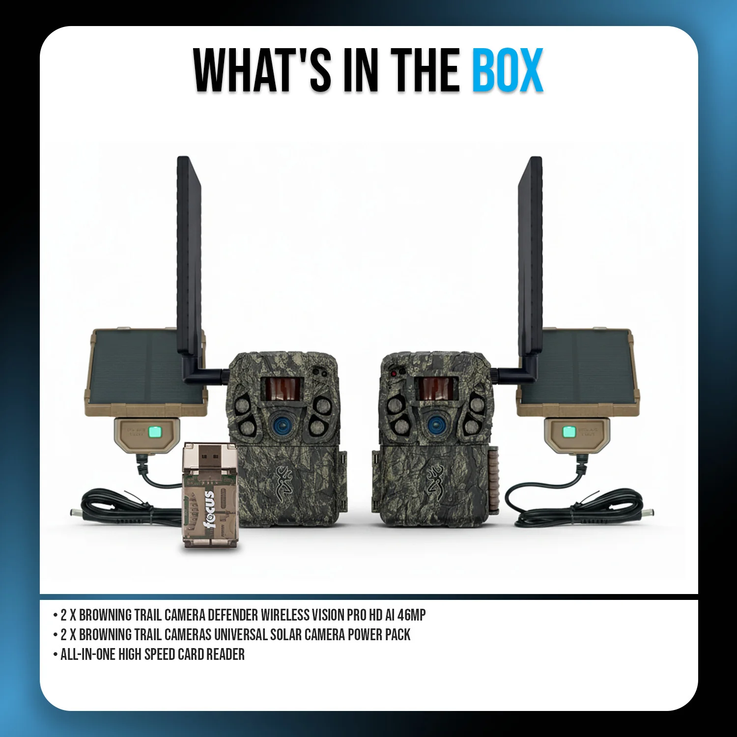 Browning Trail Camera Defender Wireless Vision Pro HD AI Trail Camera Bundle - Image 7