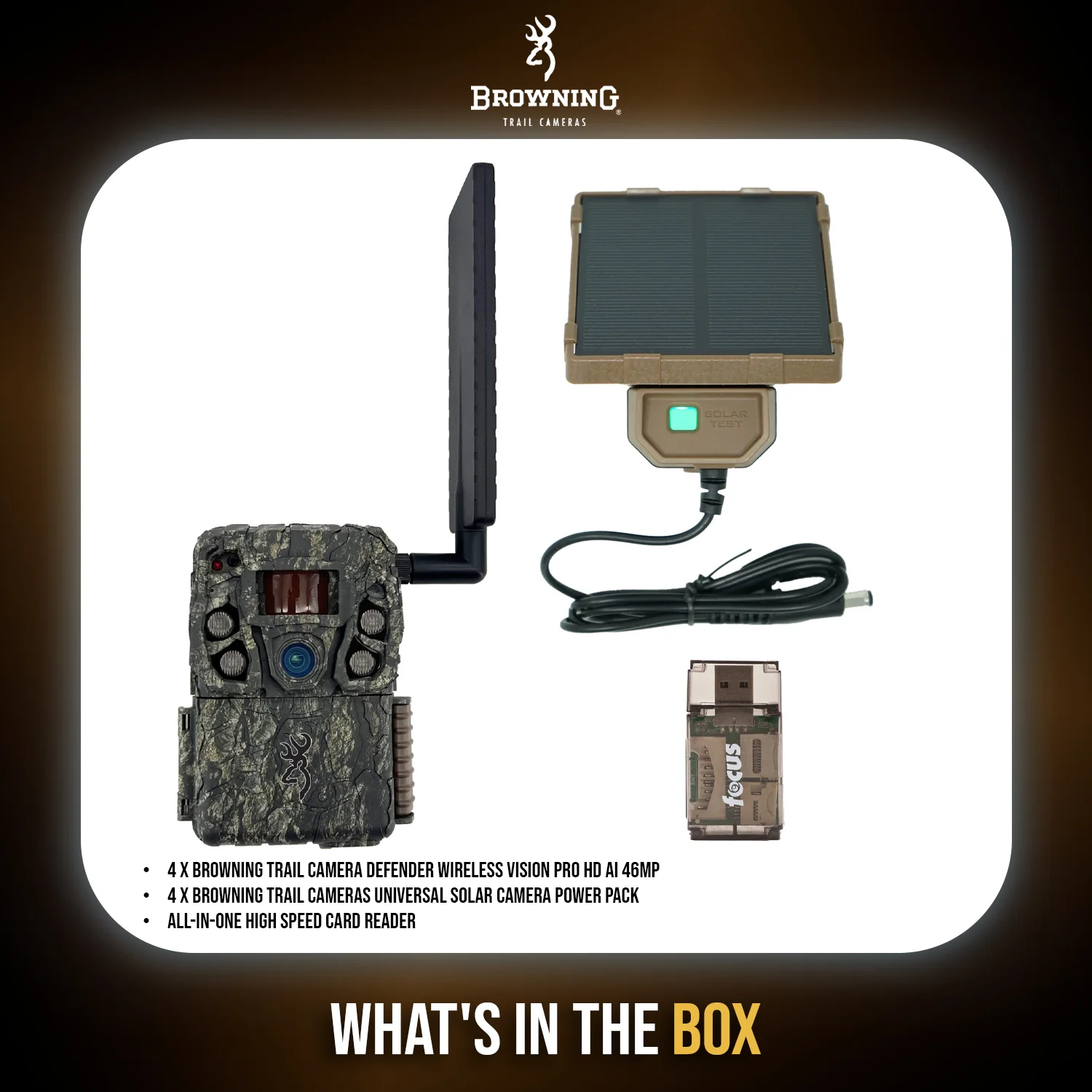 Browning Trail Camera Defender Wireless Vision Pro HD AI Trail Camera (4-Pack) - Image 7