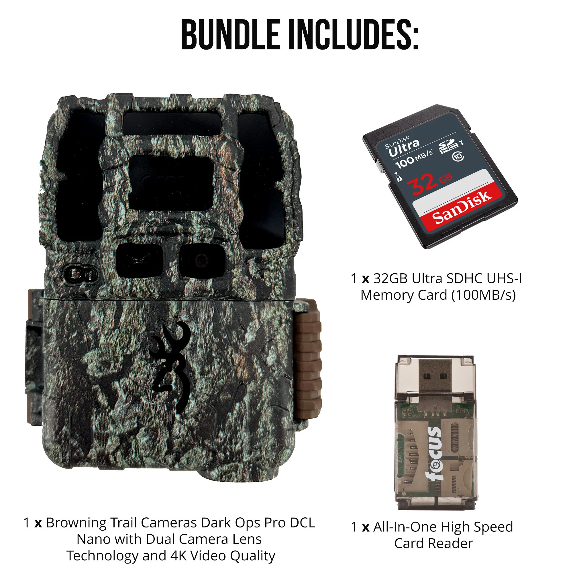 Browning Trail Camera-Dark Ops Pro DCL NANO Trail Camera with 32GB Memory Card and Card Reader - Image 6