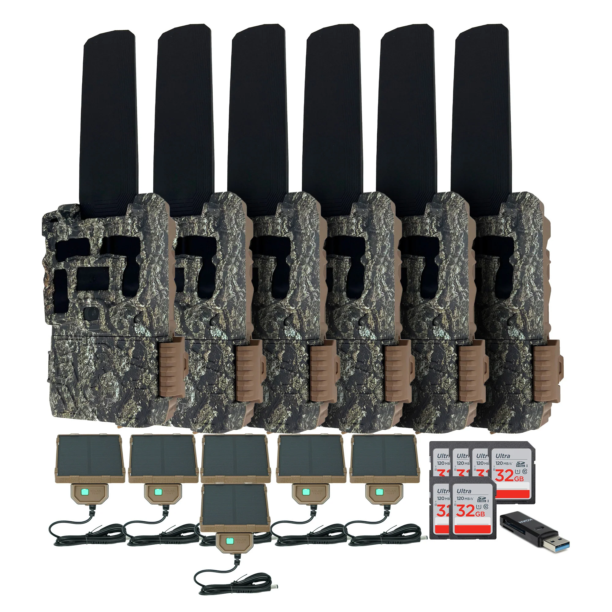 Browning Trail Camera Defender Wireless Pro Scout Max HD-DV (6-Pack) Bundle