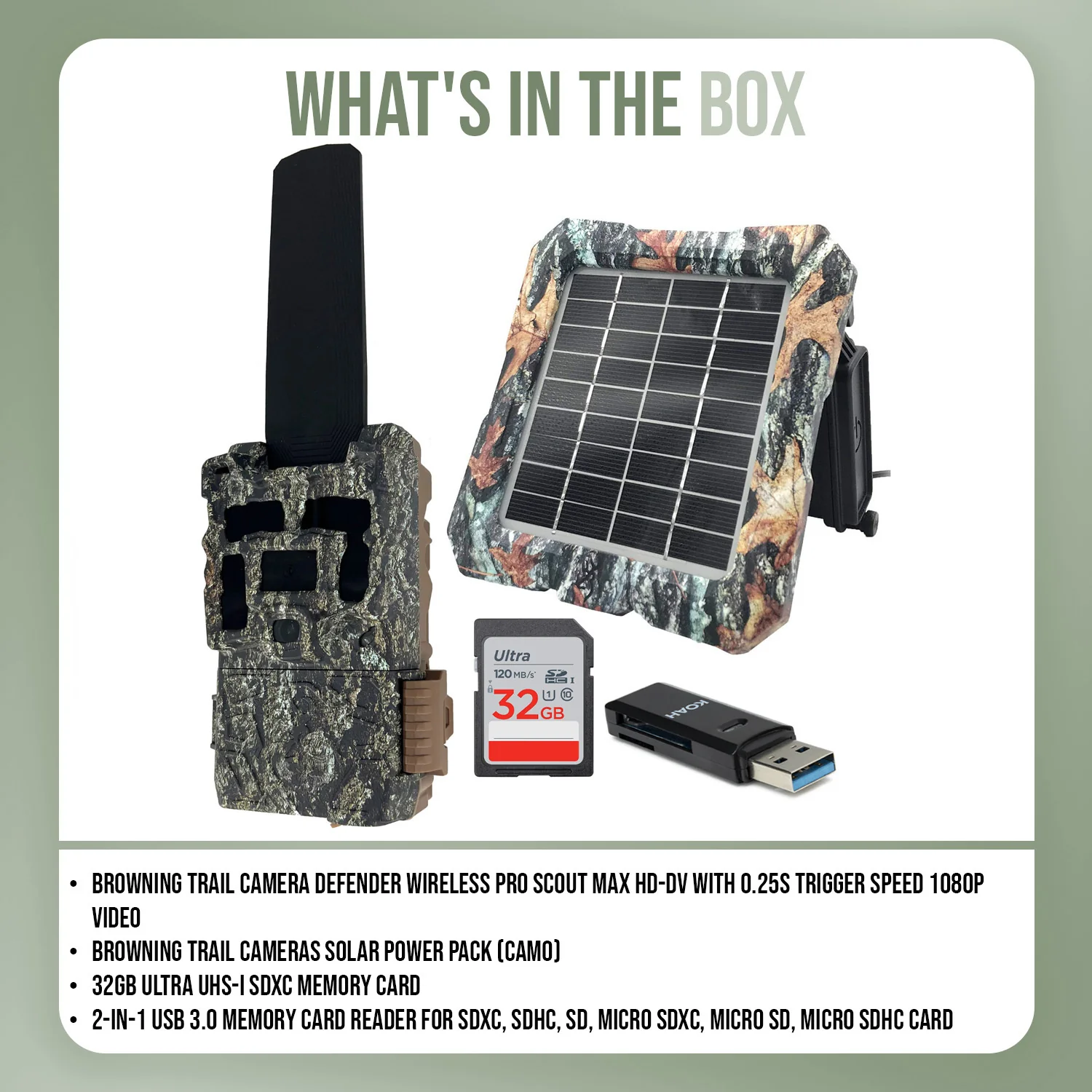 Browning Defender Wireless Pro Scout Max Trail Camera Bundle with Accessories - Image 8