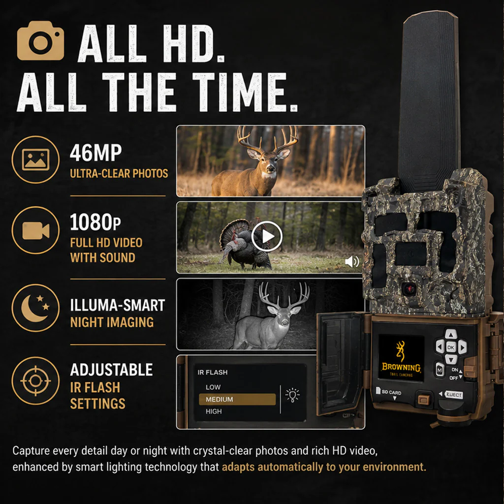 Browning Defender Wireless Pro Scout Max Trail Camera (4 Pack) with Accessories - Image 3