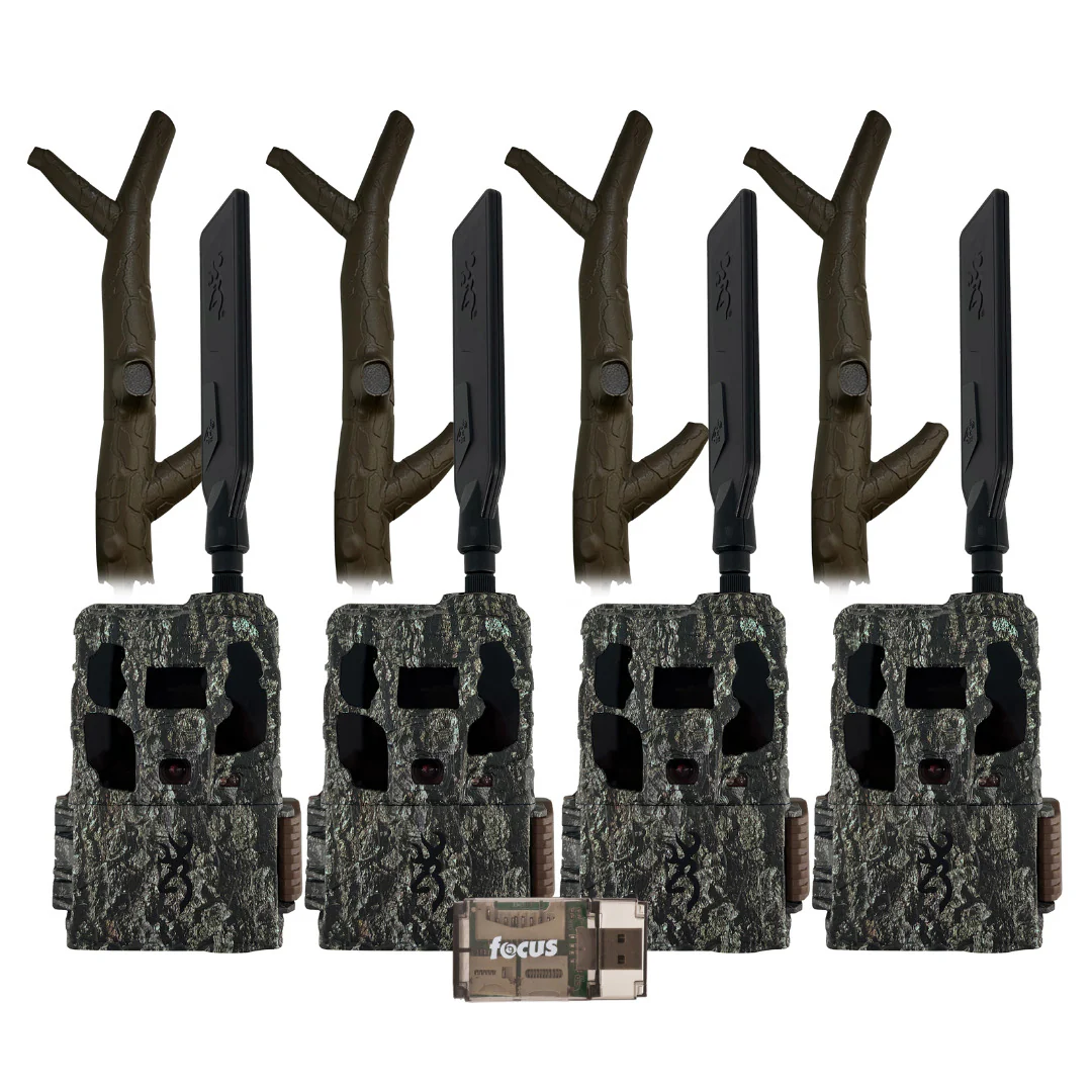 Browning Trail Camera Defender 46MP HD AI Wireless Pro Scout Max Bundle