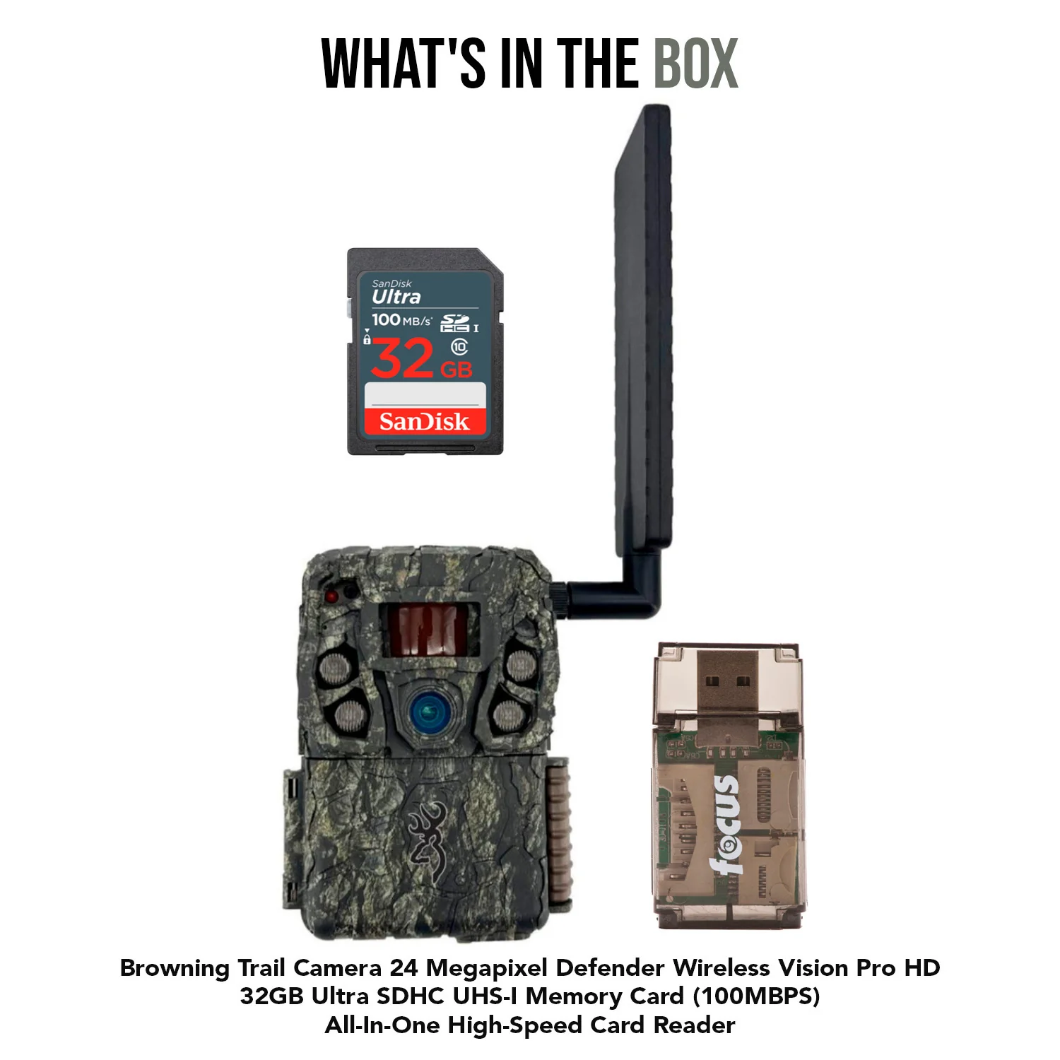 Browning Trail Camera 24 Megapixel Defender Wireless Vision Pro HD with 32GB Memory Card Bundle - Image 7