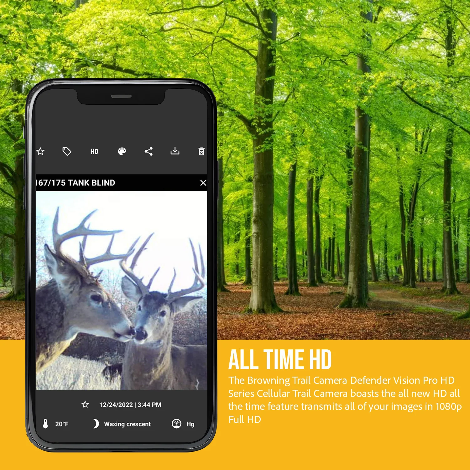 Browning Trail Camera 24MP Defender Wireless Vision Pro HD (2-Pack) with 2x 32GB Memory Card Bundle - Image 5