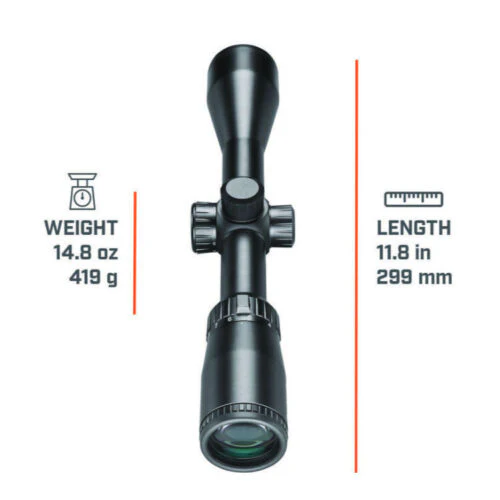 Bushnell Legend 3-9x40, Multi-X Reticle, Waterproof, and Fogproof Illuminated Riflescope (Black) - Image 6