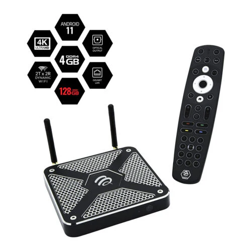 BuzzTV Thermal Efficient X5 128 AI Max 4K UHD Android OS 11 Set-Top Box with BT-400 Remote Control - Image 7