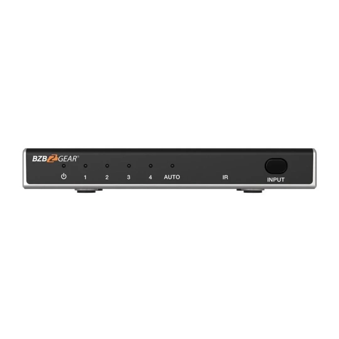 BZBGEAR 4x1 8K60 UHD Ultra-Slim HDMI 2.1 Switcher with EDID Management and Built-In Equalizer - Image 5