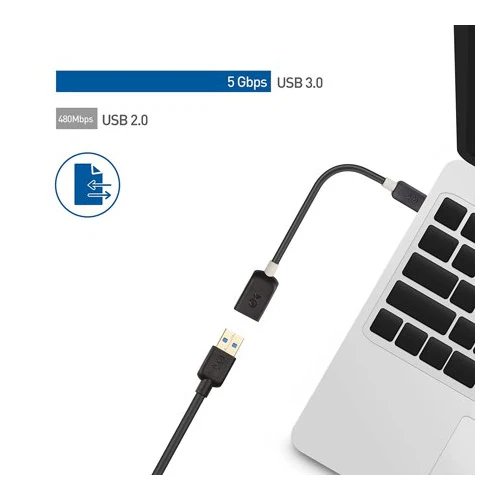 Cable Matters USB-C to USB 3.0 Adapter (6-Inch, Black) - Image 4