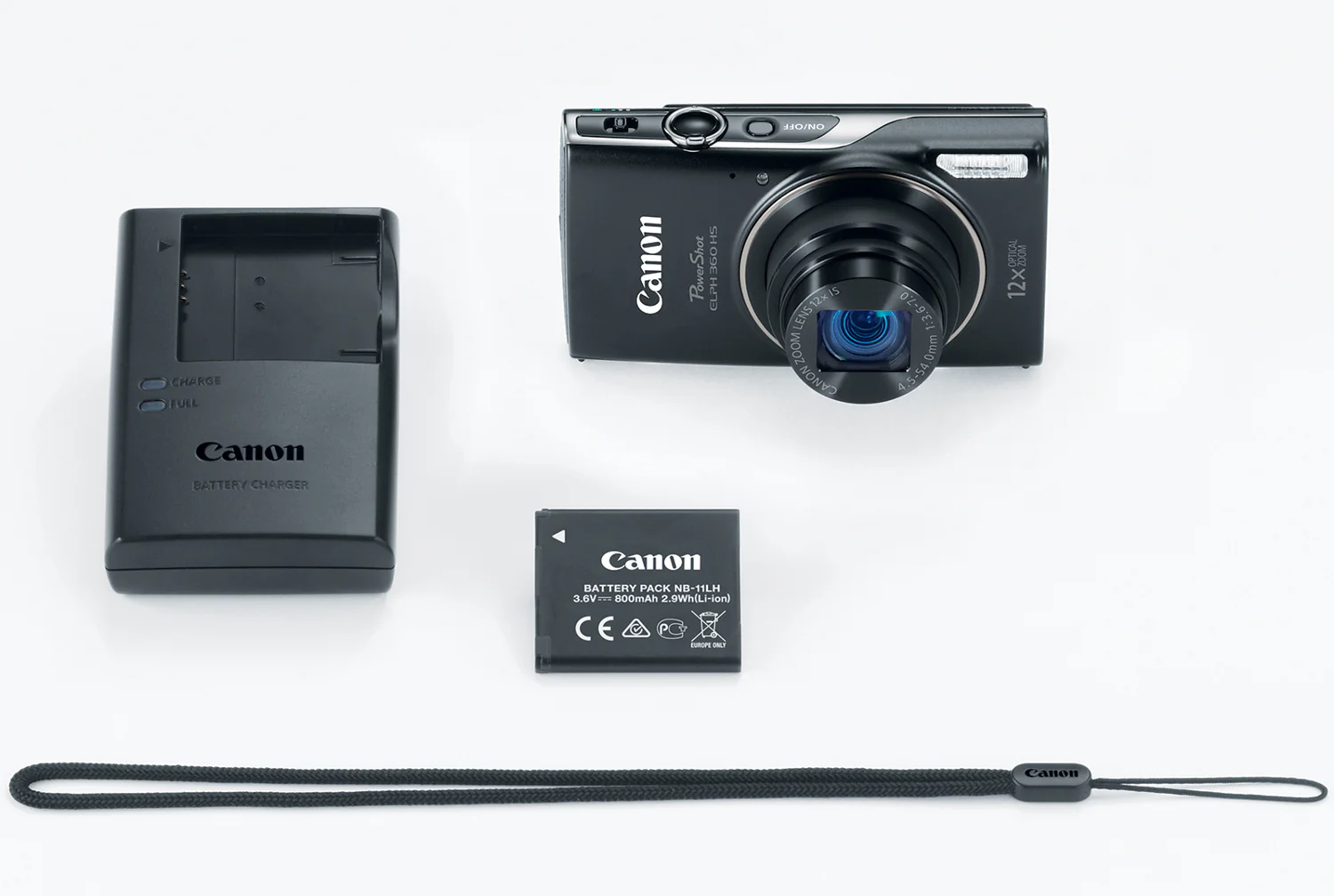 Canon PowerShot ELPH 360 HS Digital Camera (Black) - Image 6