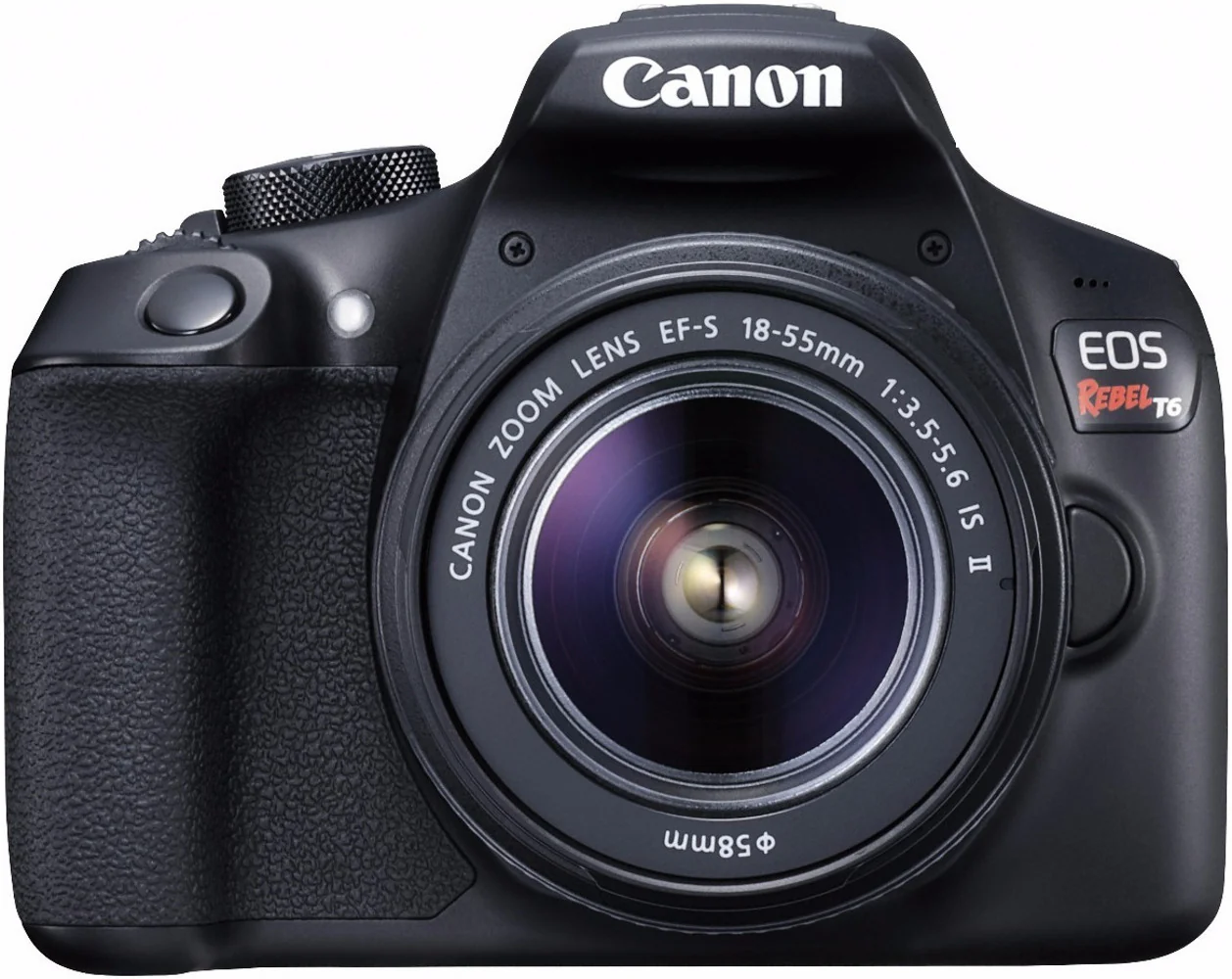 Canon EOS Rebel T6 DSLR Camera with 18-55mm and 75-300mm Lenses and Bag Bundle (Used) - Image 2