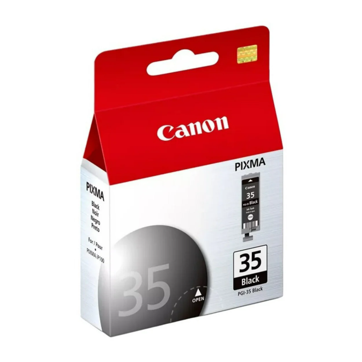 Canon PGI-35 Pigment Black Ink Tank with Full Photolithographic Inkjet Nozzle Engineering Technology