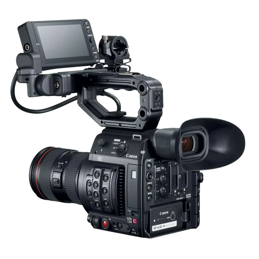 Canon EOS C200 Digital Cinema EF-Mount Camera with Built-In Electronic Viewfinder and LCD Monitor - Image 5