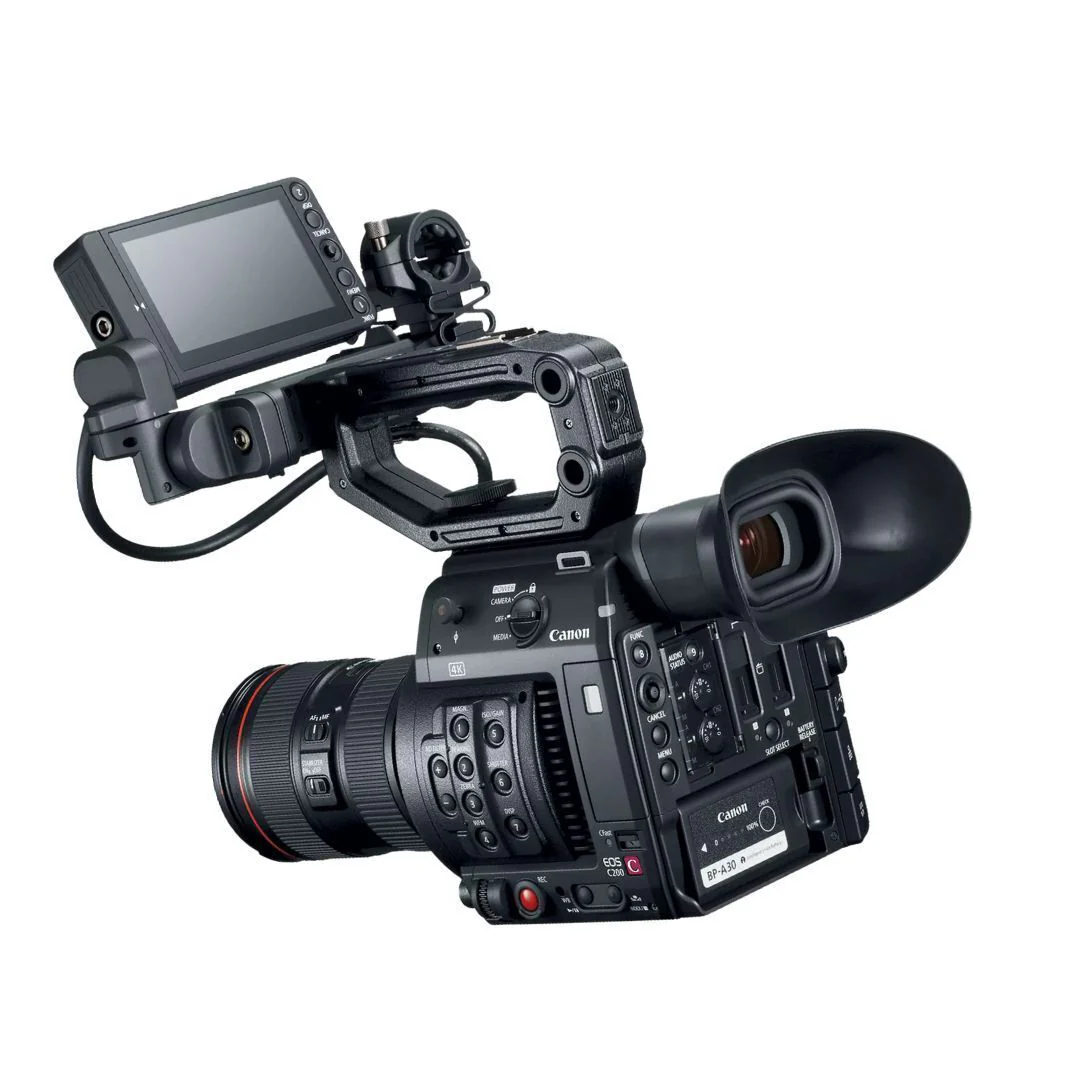 Canon EOS C200 Digital Cinema EF-Mount Camera with Built-In Electronic Viewfinder and LCD Monitor - Image 6