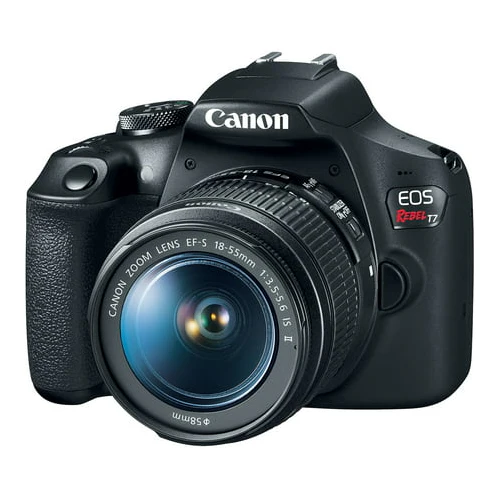 Canon EOS Rebel T7 DSLR Camera EF-S 18-55mm and EF 75-300mm Double Zoom Lens Kit (Used) - Image 7
